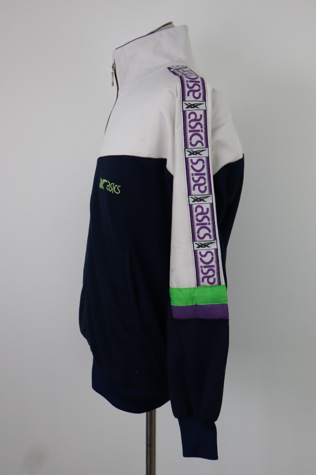 ASICS GIACCA SPORTIVA UOMO Tg. 44 MAN VINTAGE CASUAL SPORT JACKET