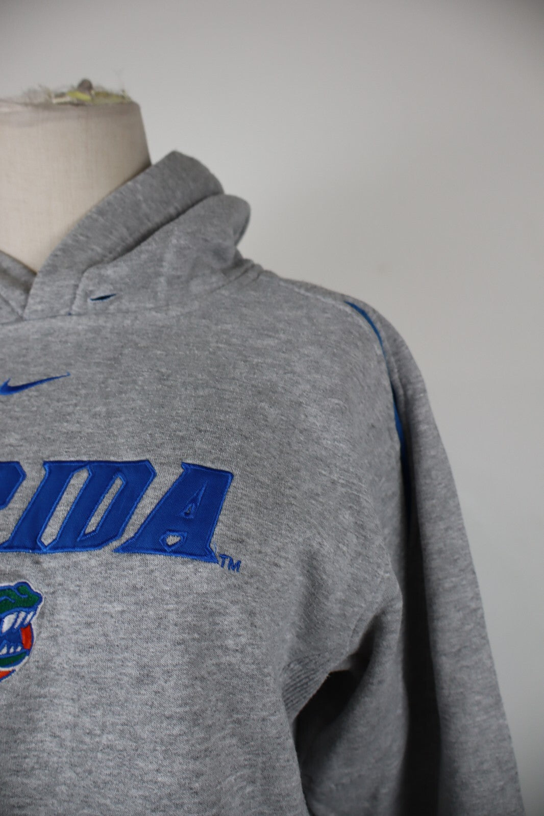 NIKE FLORIDA FELPA CAPPUCCIO DONNA Tg L WOMEN CASUAL VINTAGE SPORT SWEATSHIRT