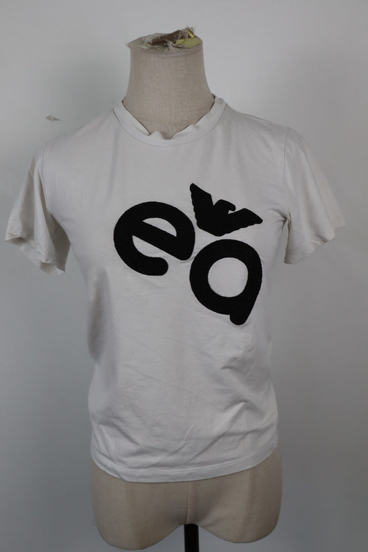 EMPORIO ARMANI MAGLIA COTONE DONNA TG. 36 WOMAN CASUAL VINTAGE T-SHIRT