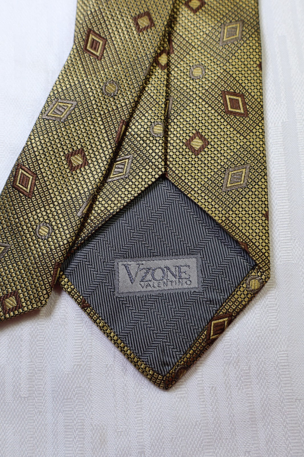 VALENTINO VZONE 100% SETA SILK TIE CRAVATTA NECKTIE ITALY VINTAGE CLASSIC