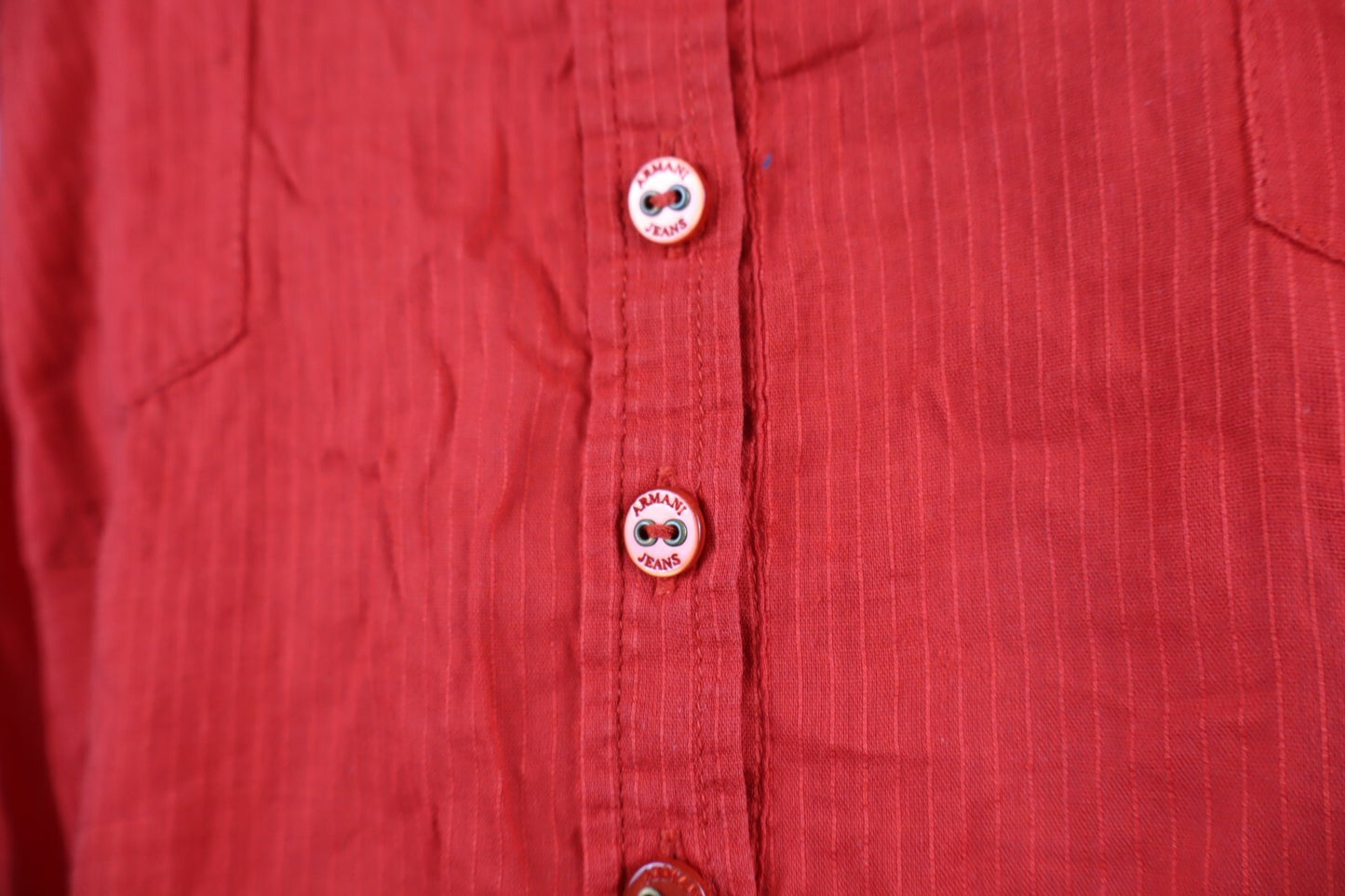 AJ ARMANI JEANS CAMICIA DONNA TG. 48 WOMAN SHIRT CASUAL VINTAGE