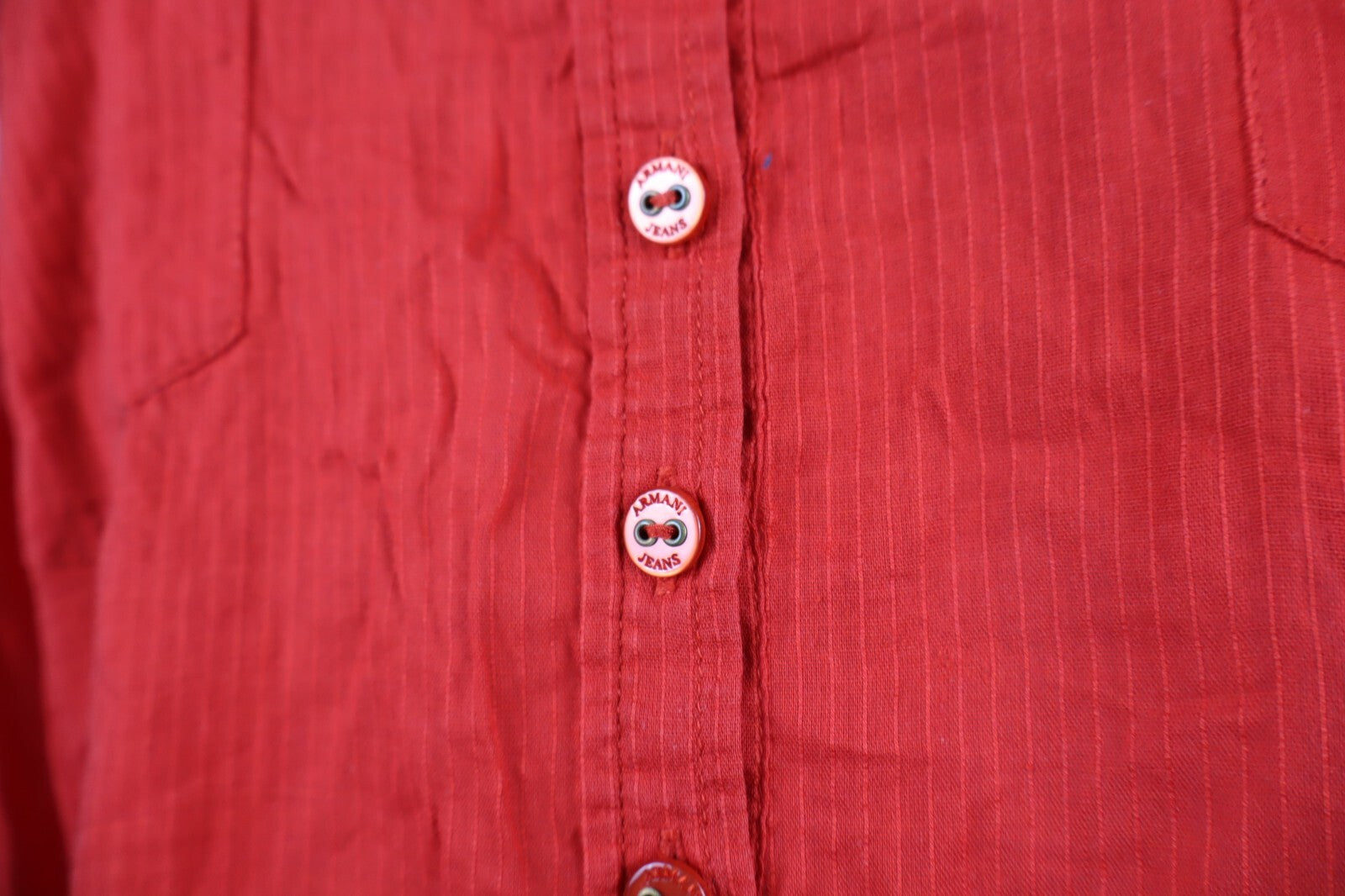 AJ ARMANI JEANS CAMICIA DONNA TG. 48 WOMAN SHIRT CASUAL VINTAGE