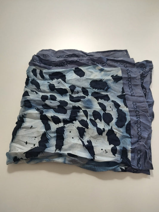 ROCCOBAROCCO FOULARD 100% SILK SETA SCARVES SCARF SQUARE MADE ITALY