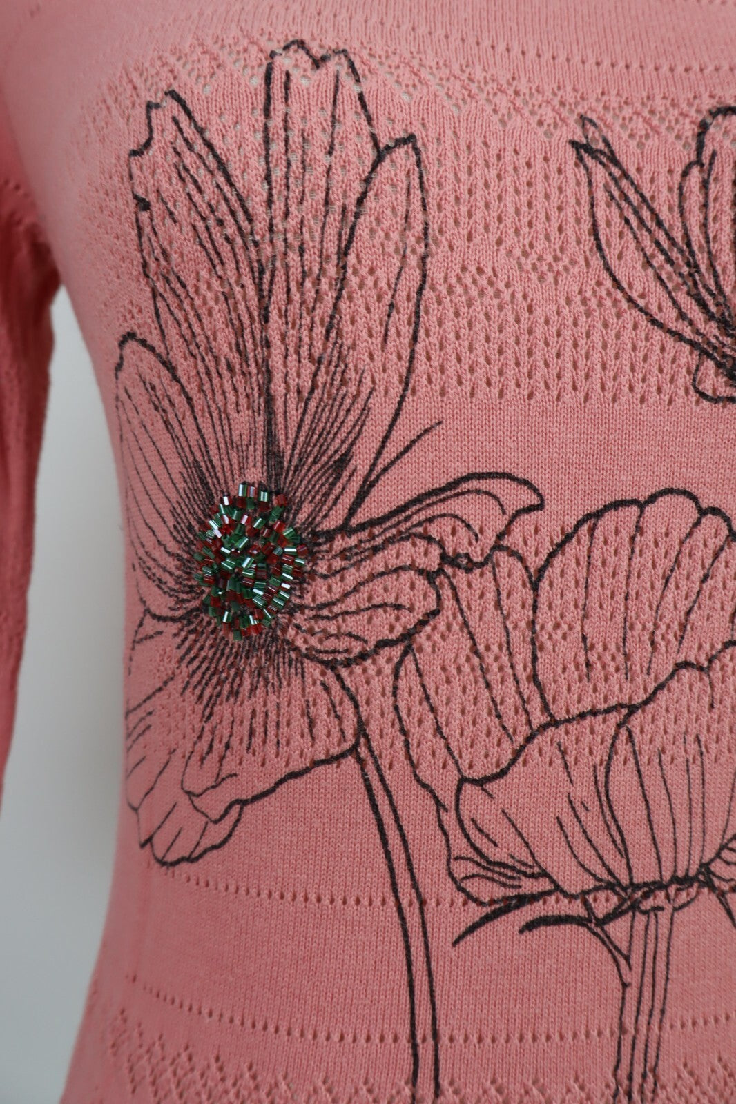 DESIGUAL MAGLIONE MAGLIA DONNA TG XS WOMAN SWEATER VINTAGE CASUAL COTONE