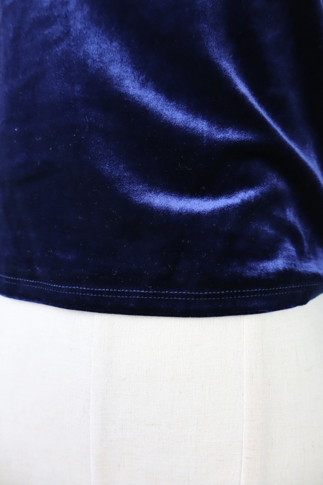 MAGLIA CROP TOP DONNA M WOMAN T-SHIRT LUXURY MALLCORE VELLUTO GRUNGE Y2K 2000'S