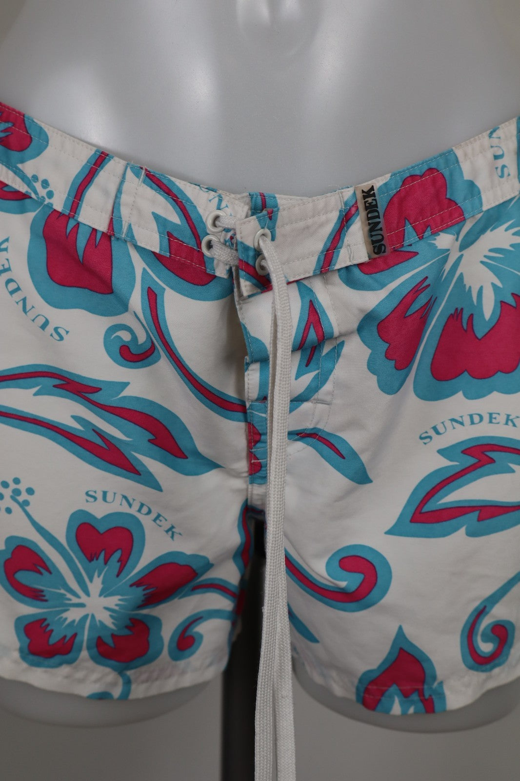 SUNDEK PANTALONCINO DONNA TG 30 WOMAN VINTAGE SHORTS CASUAL MARE COSTUME