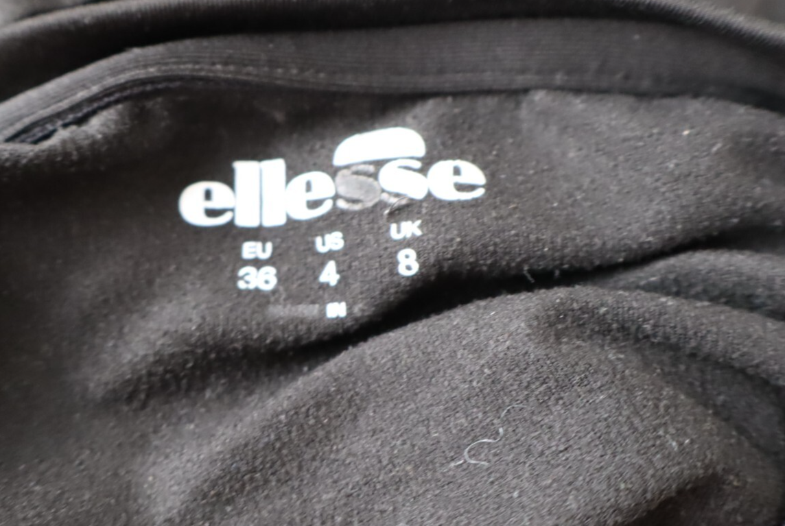 ELLESSE MAGLIA DONNA TG 36 WOMAN CASUAL VINTAGE T-SHIRT MANICHE A 3/4 POLIESTERE