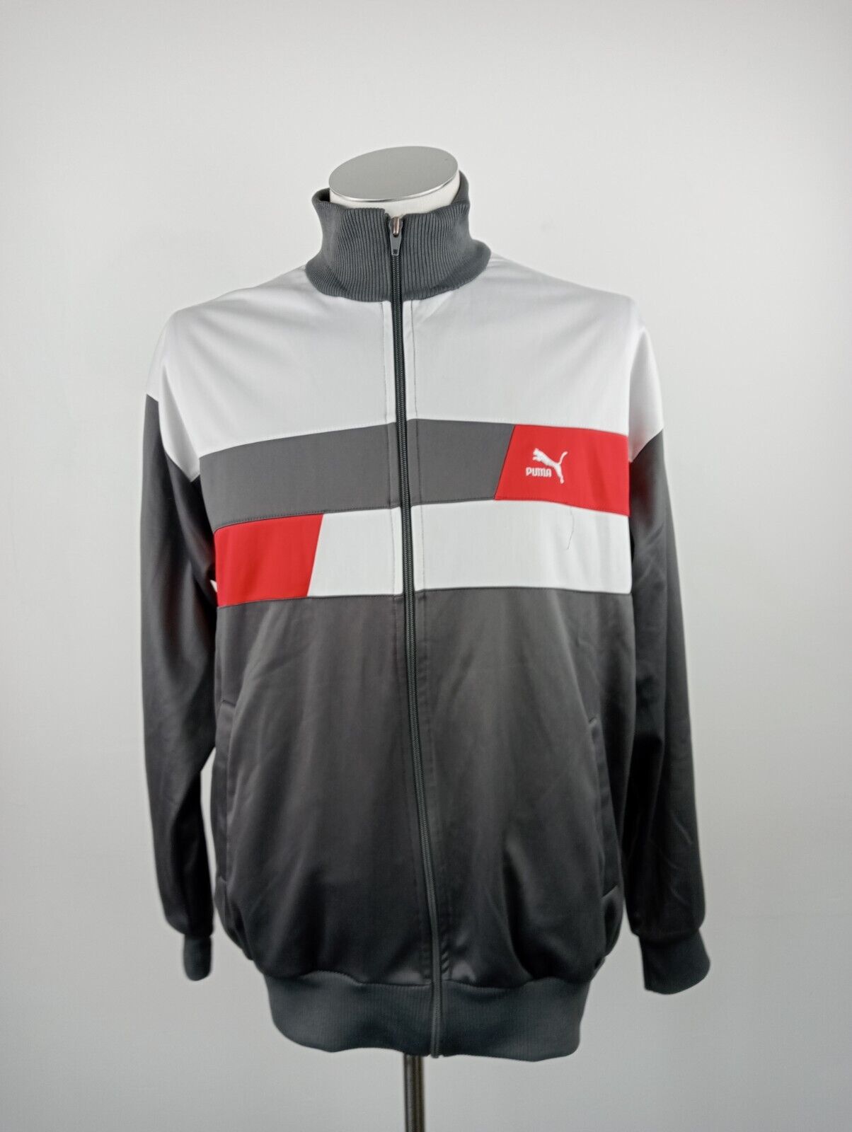 PUMA GIACCA SPORTIVA UOMO Tg. 6 MAN VINTAGE CASUAL SPORT JACKET CON ZIP