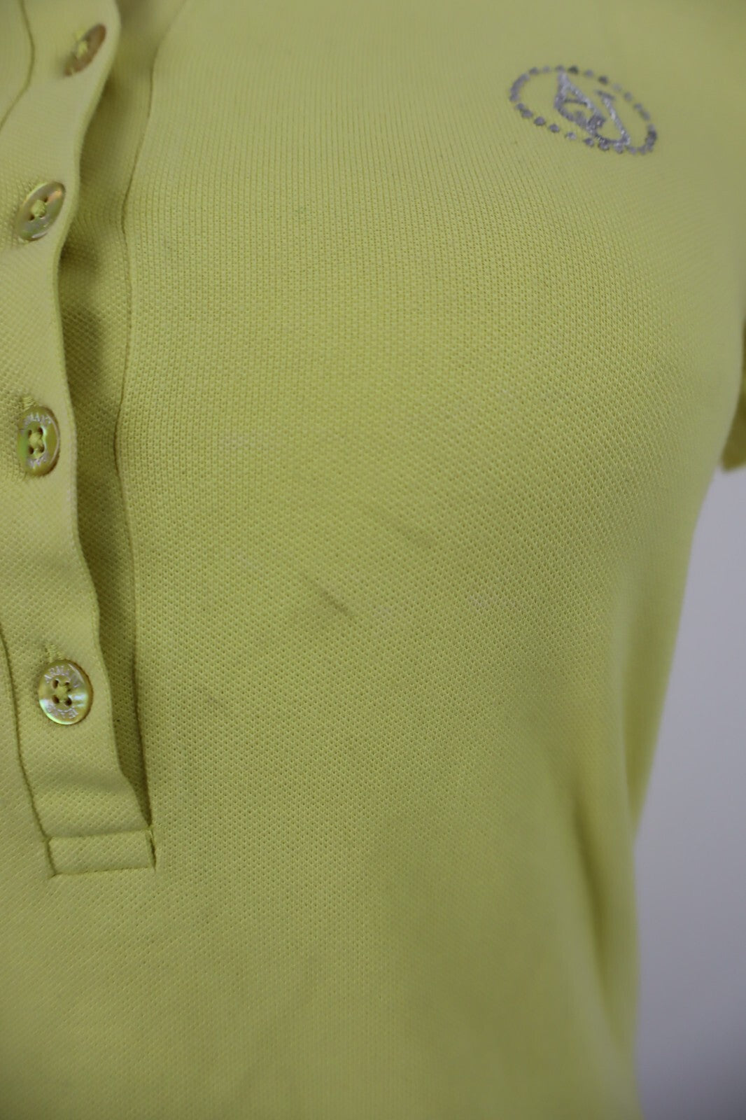 ARMANI JEANS POLO MAGLIA DONNA COTONE TG. 40 WOMAN COTTON SHIRT CASUAL VINTAGE