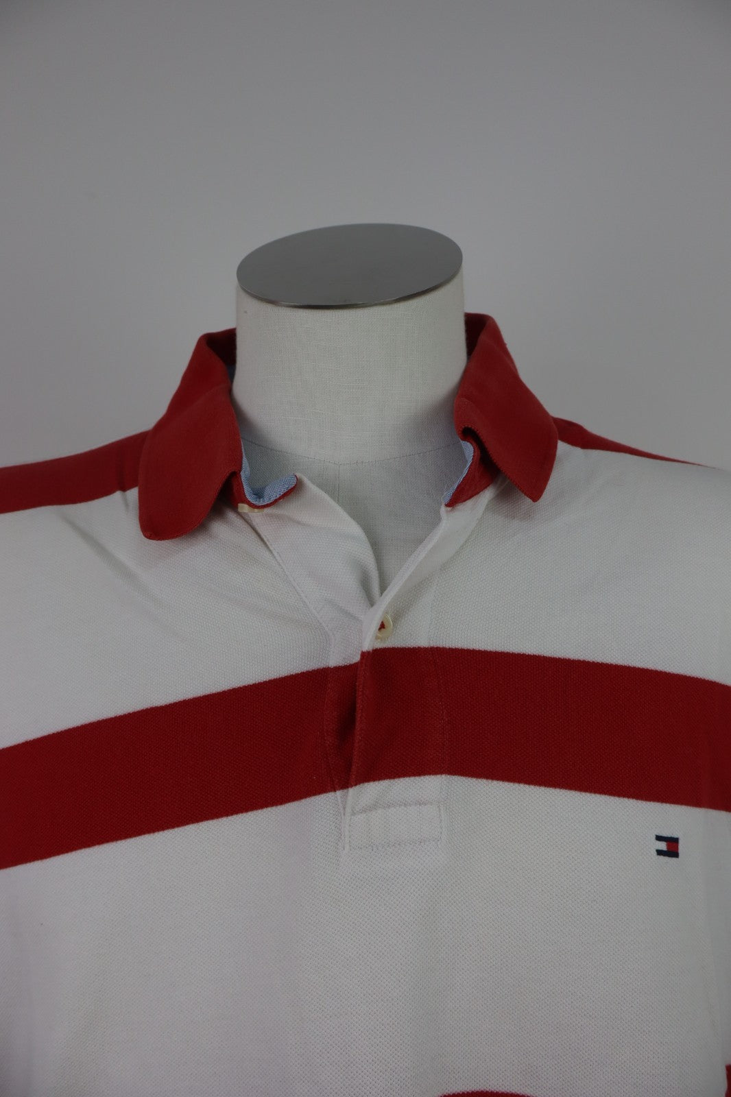 TOMMY HILFIGER POLO MAGLIA UOMO TG XL MAN T-SHIRT CASUAL VINTAGE COTONE