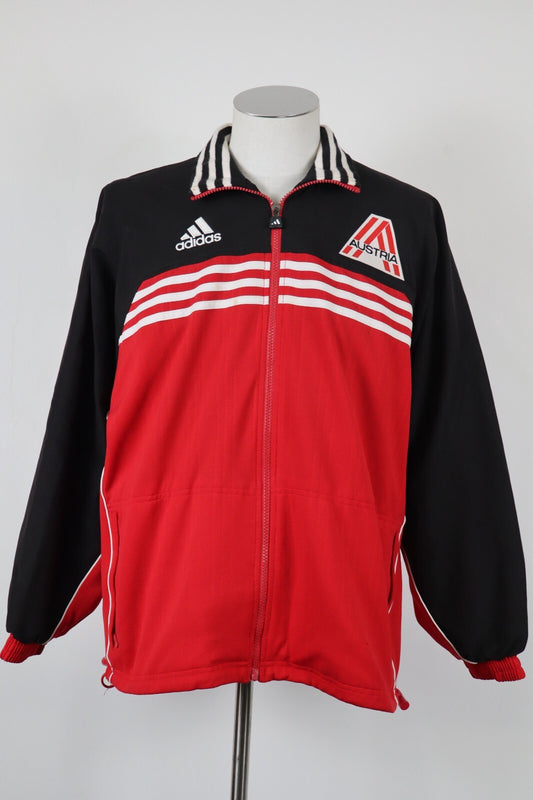 ADIDAS AUSTRIA GIACCA SPORT SCI UOMO Tg 44 MAN VINTAGE JACKET SKY