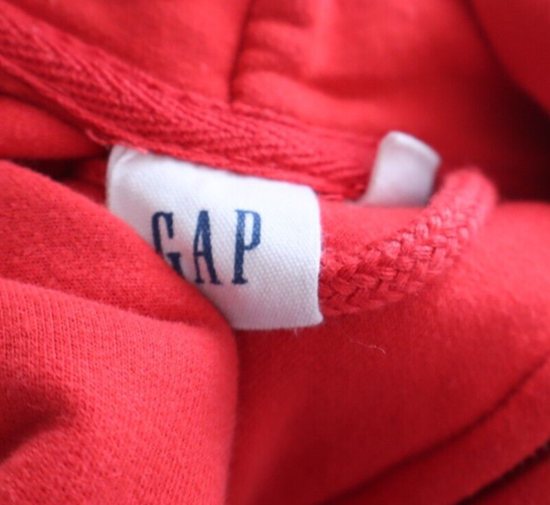 GAP FELPA CAPPUCCIO MAGLIA UOMO Tg XL MAN SWEATSHIRT CASUAL VINTAGE COTONE