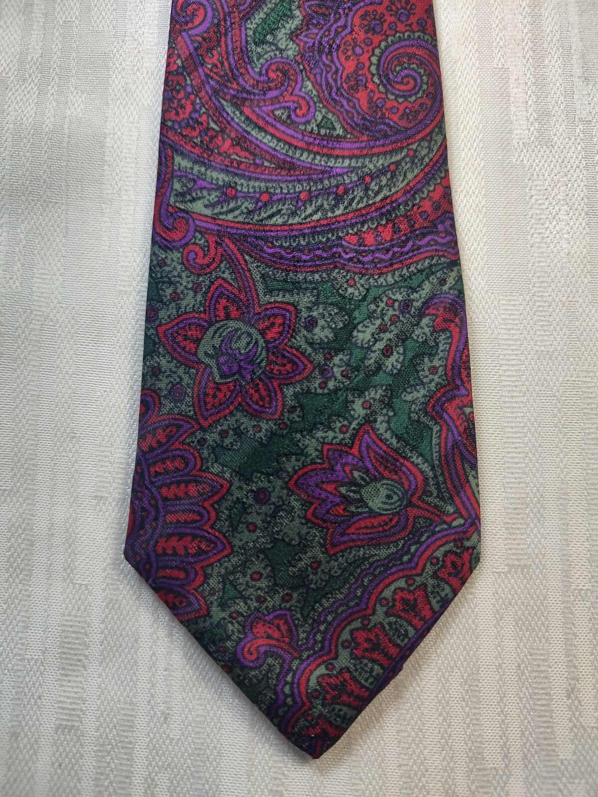 CENCI COLLECTION 100% SILK TIE SETA CRAVATTA NECKTIE MADE IN ITALY CLASSIC