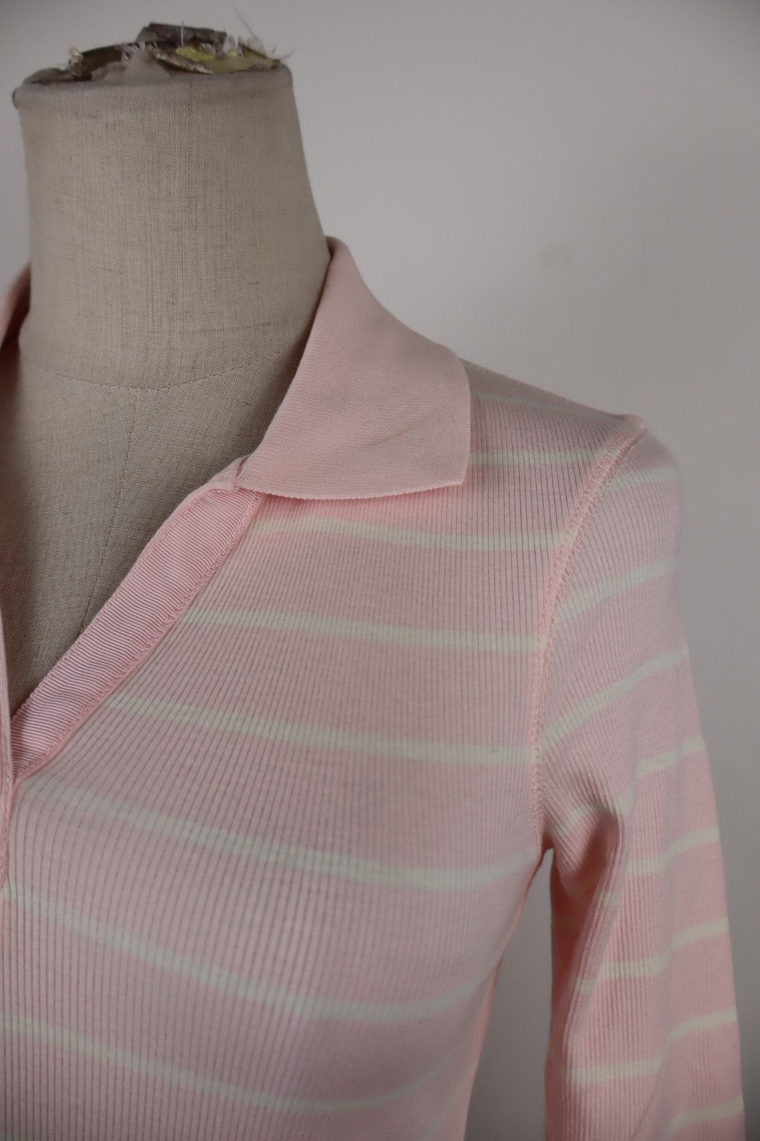 TOMMY HILFIGER POLO MAGLIA DONNA COTONE TG. S WOMAN SHIRT CASUAL VINTAGE CON TAG