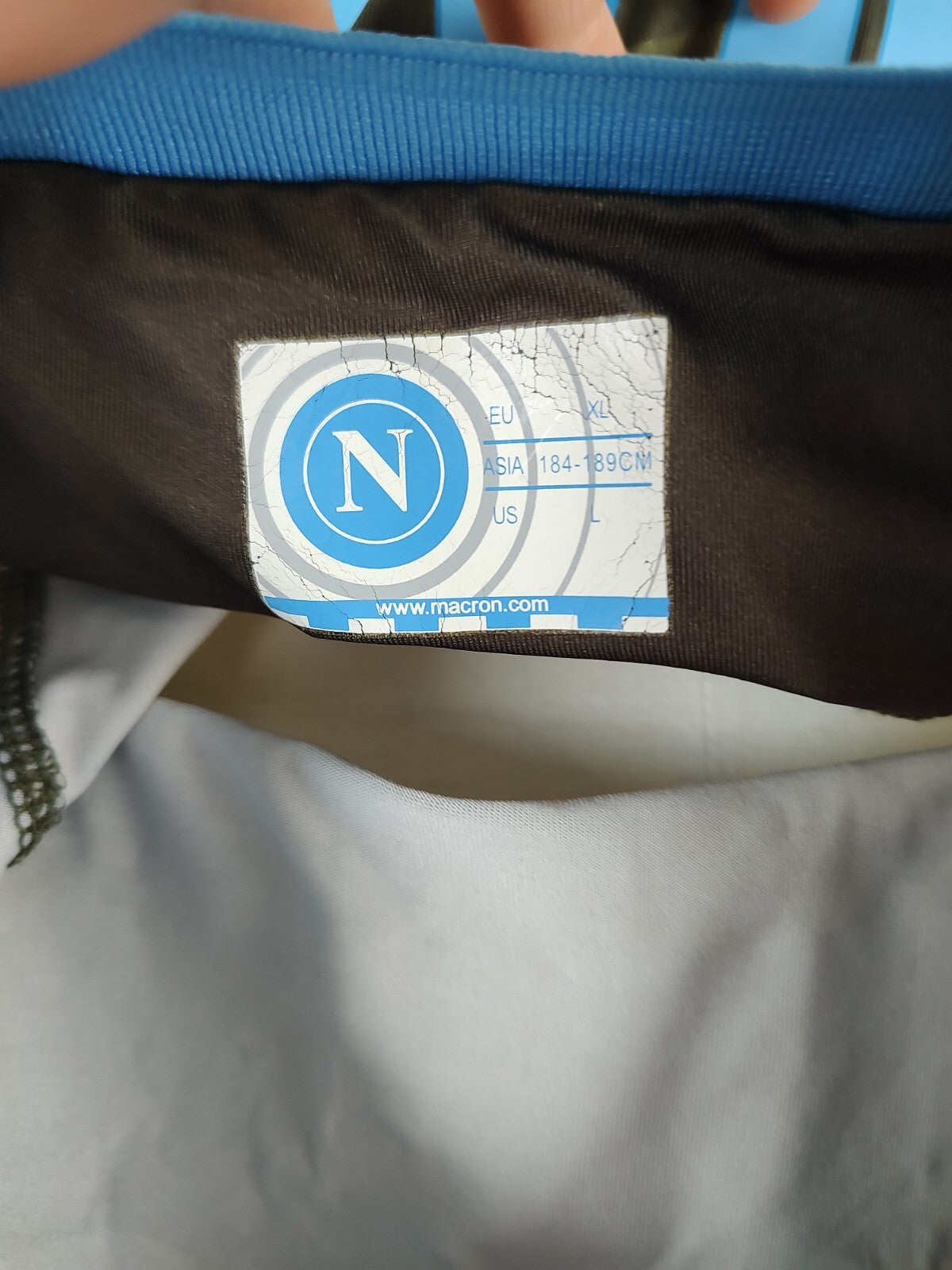 MACRON NAPOLI HIGUAIN N 9 MAGLIA CALCIO UOMO XL SOCCER TRIKOT MAN JERSEY 2013/14