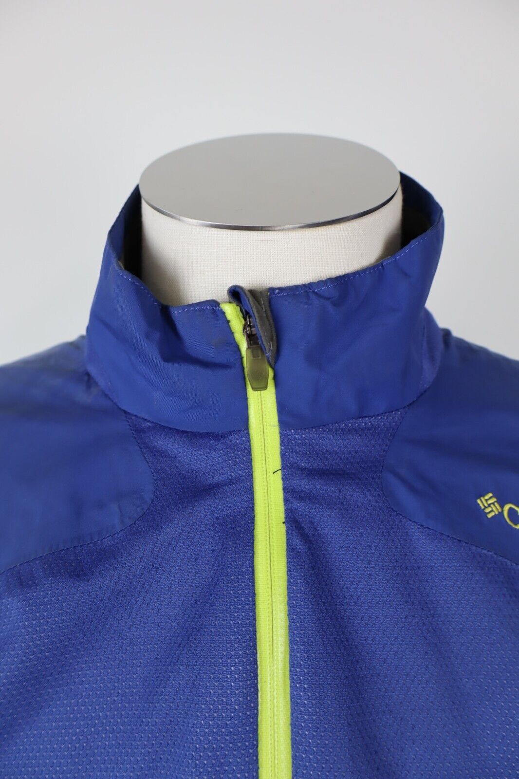 COLUMBIA GIUBBINO TECNICO IMPERMEABILE UOMO Tg L MAN CASUAL VINTAGE JACKET