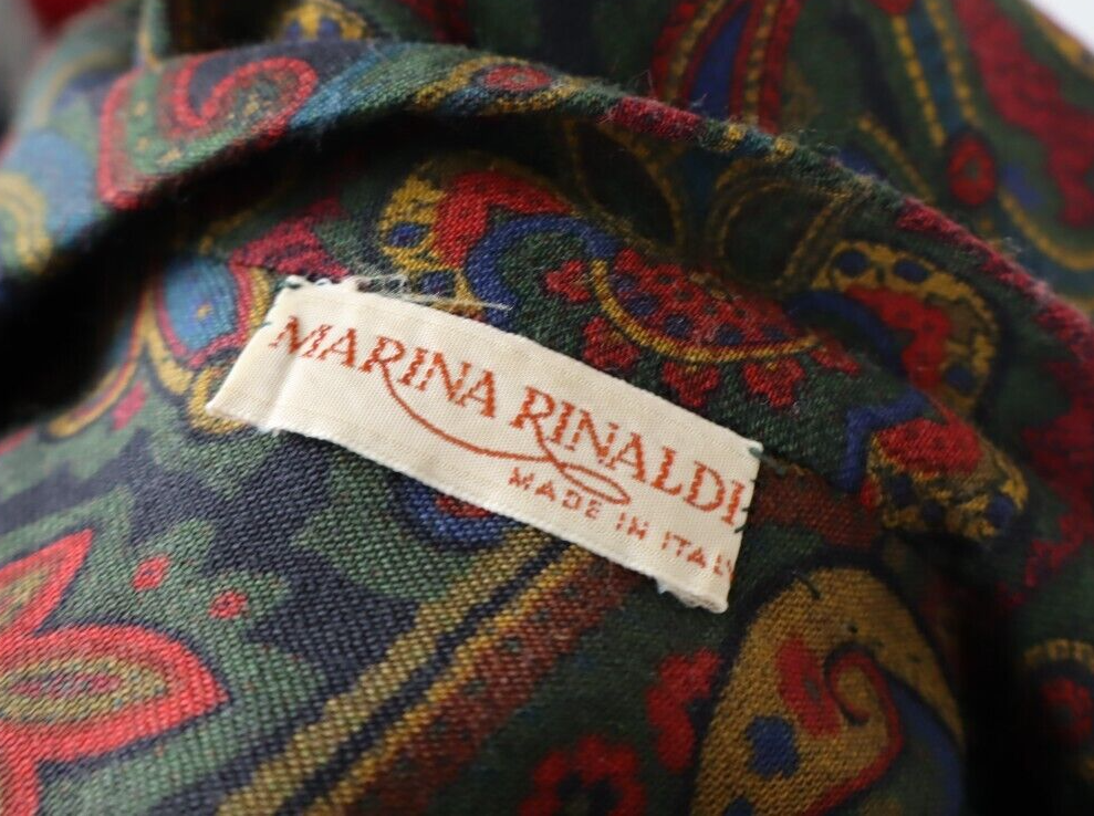 MARINA RINALDI VESTITO ABITO DONNA TG. 46 WOMAN CASUAL VINTAGE DRESS