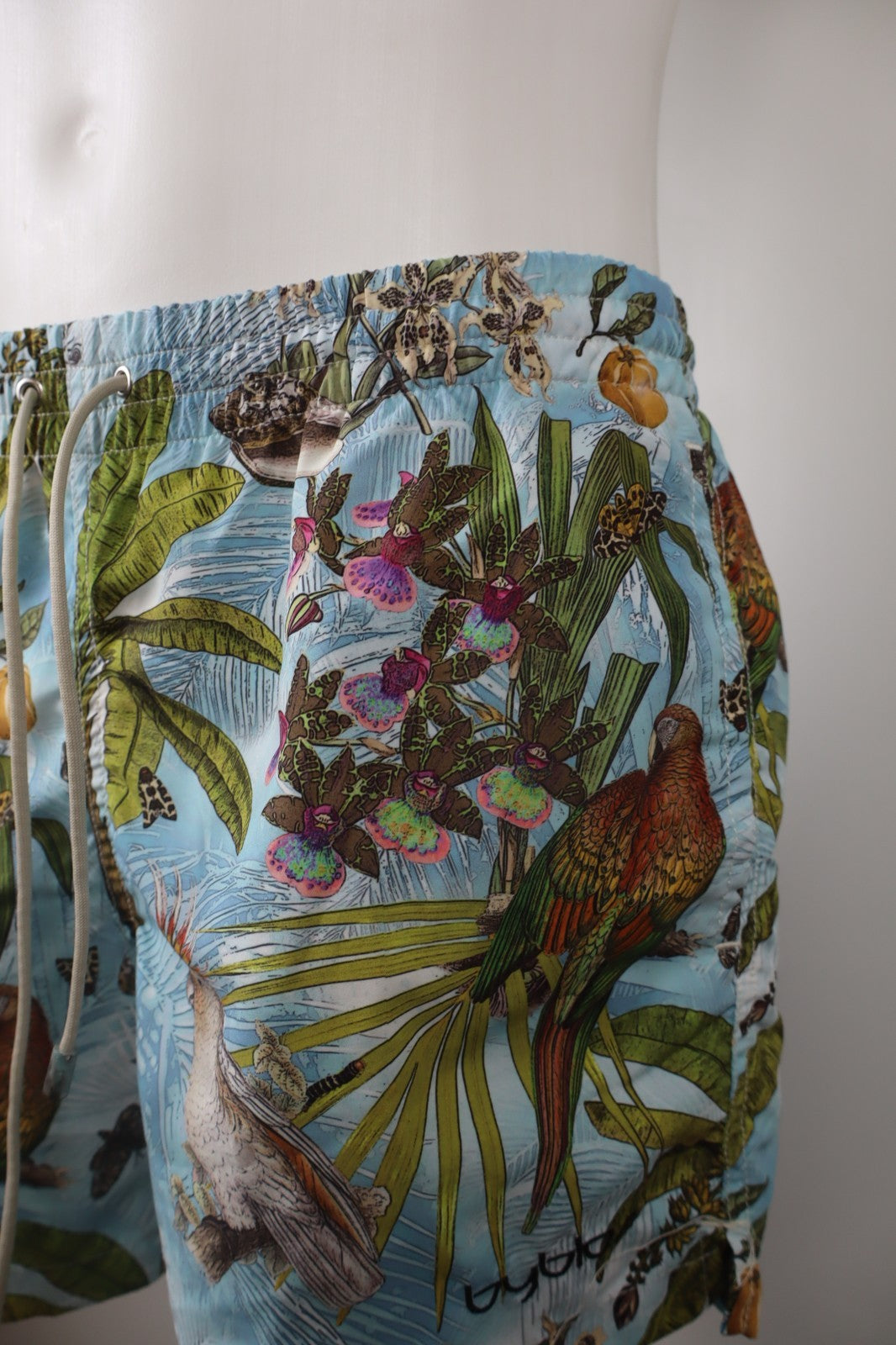 BYBLOS COSTUME PANTALONCINO MARE UOMO TG 48 MEN SWIMSUIT VINTAGE CASUAL