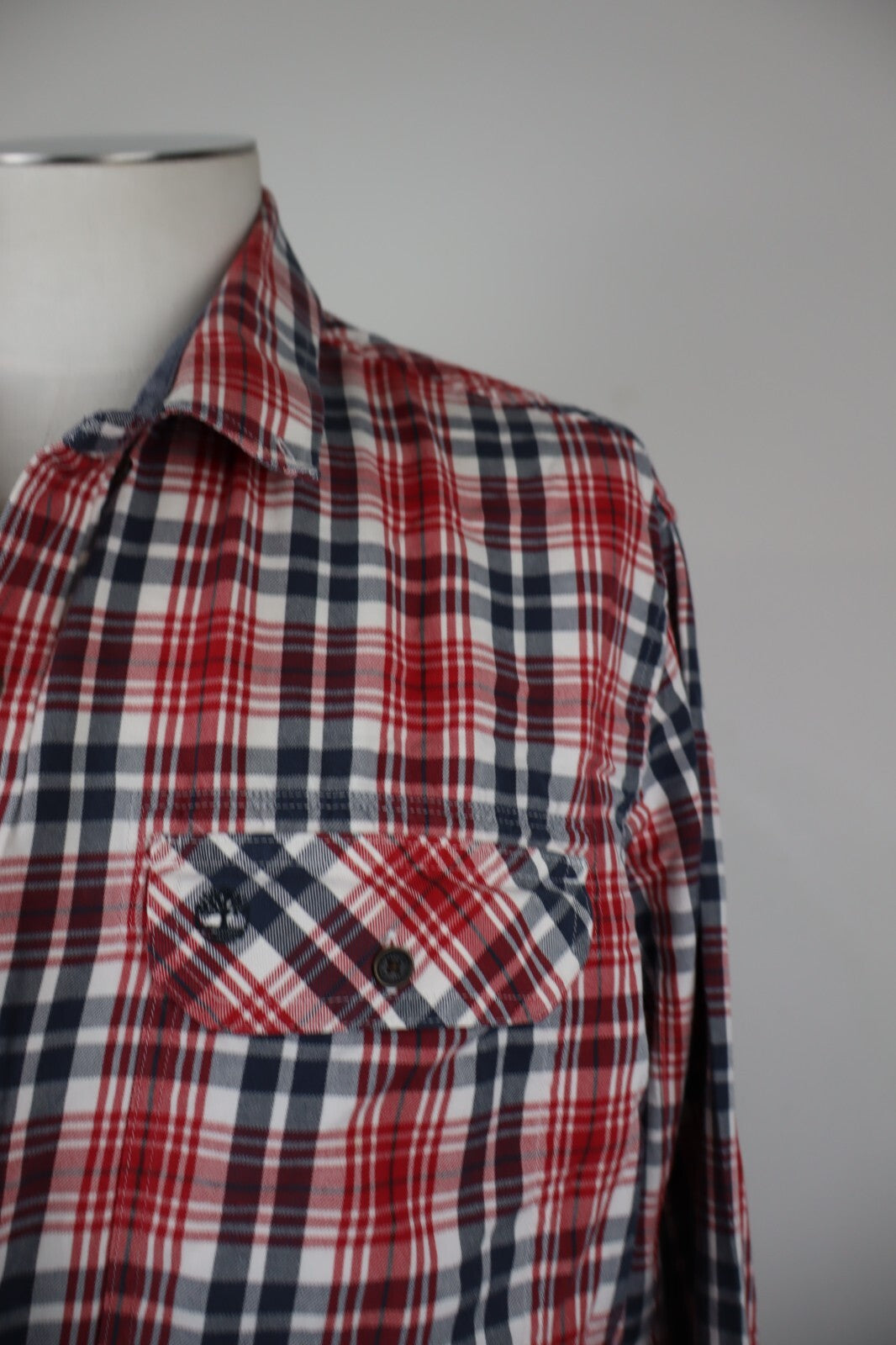 TIMBERLAND CAMICIA UOMO TG. 2XL MAN CASUAL VINTAGE SHIRT COTONE COTTON