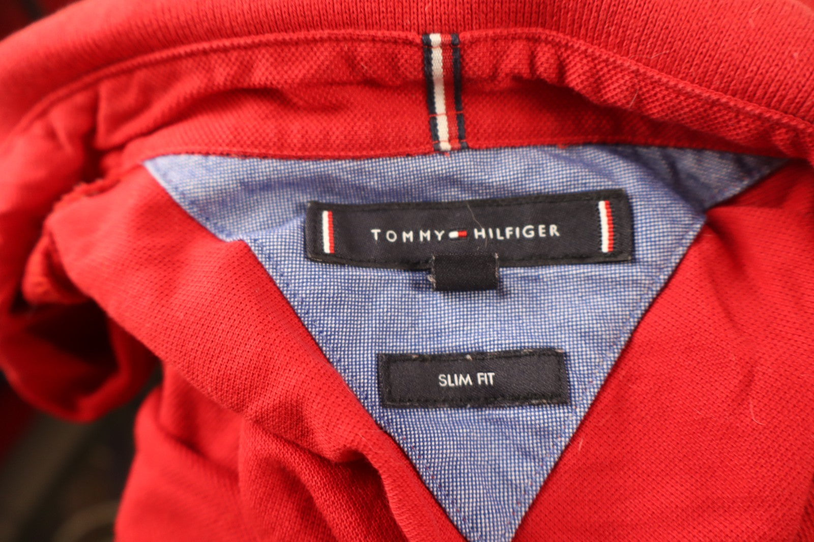 TOMMY HILFIGER POLO MAGLIA UOMO COTONE TG S SLIM MAN COTTON SHIRT CASUAL VINTAGE