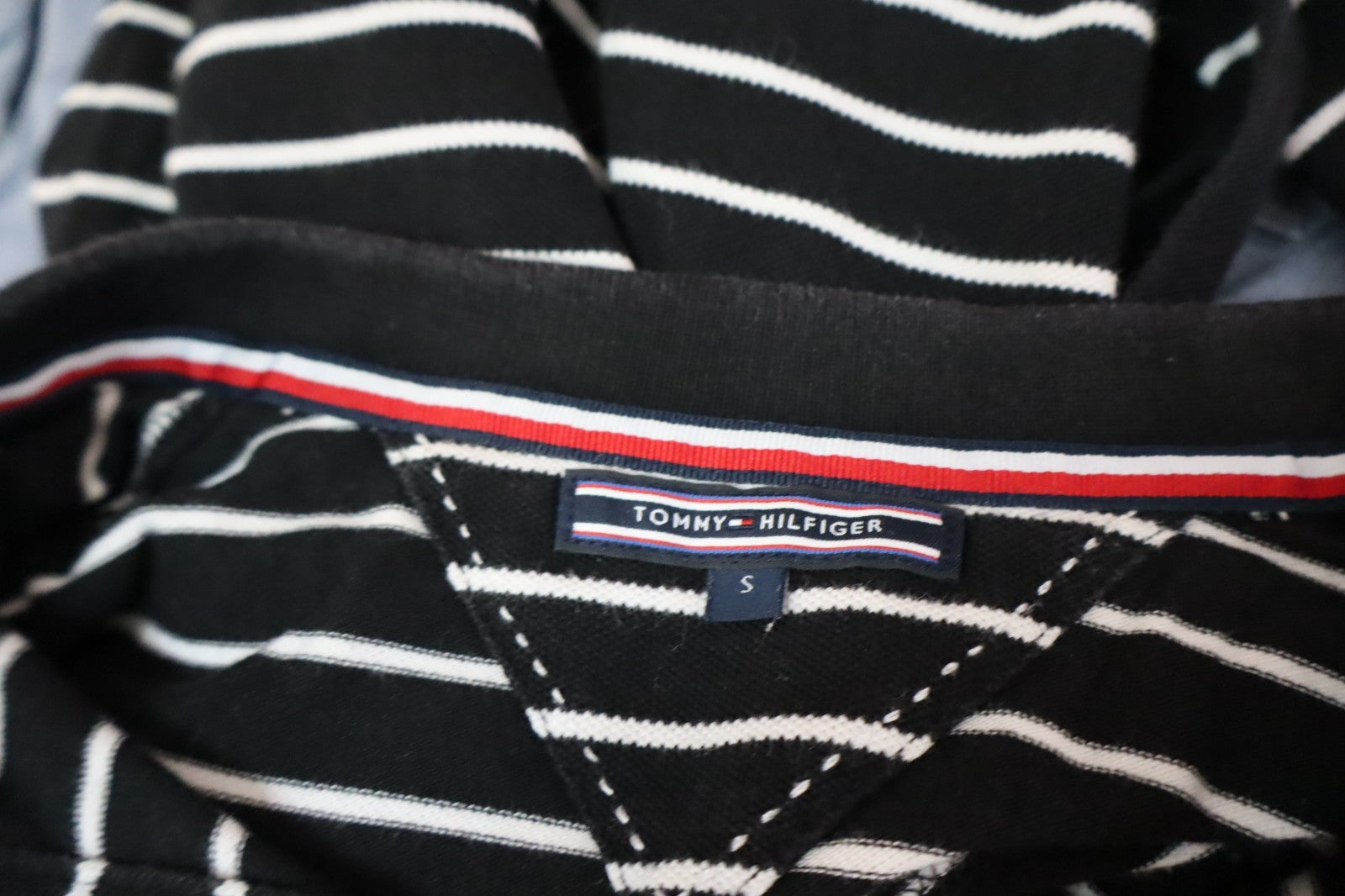 TOMMY HILFIGER VESTITO ABITO DONNA TG. S  WOMAN CASUAL VINTAGE DRESS A RIGHE