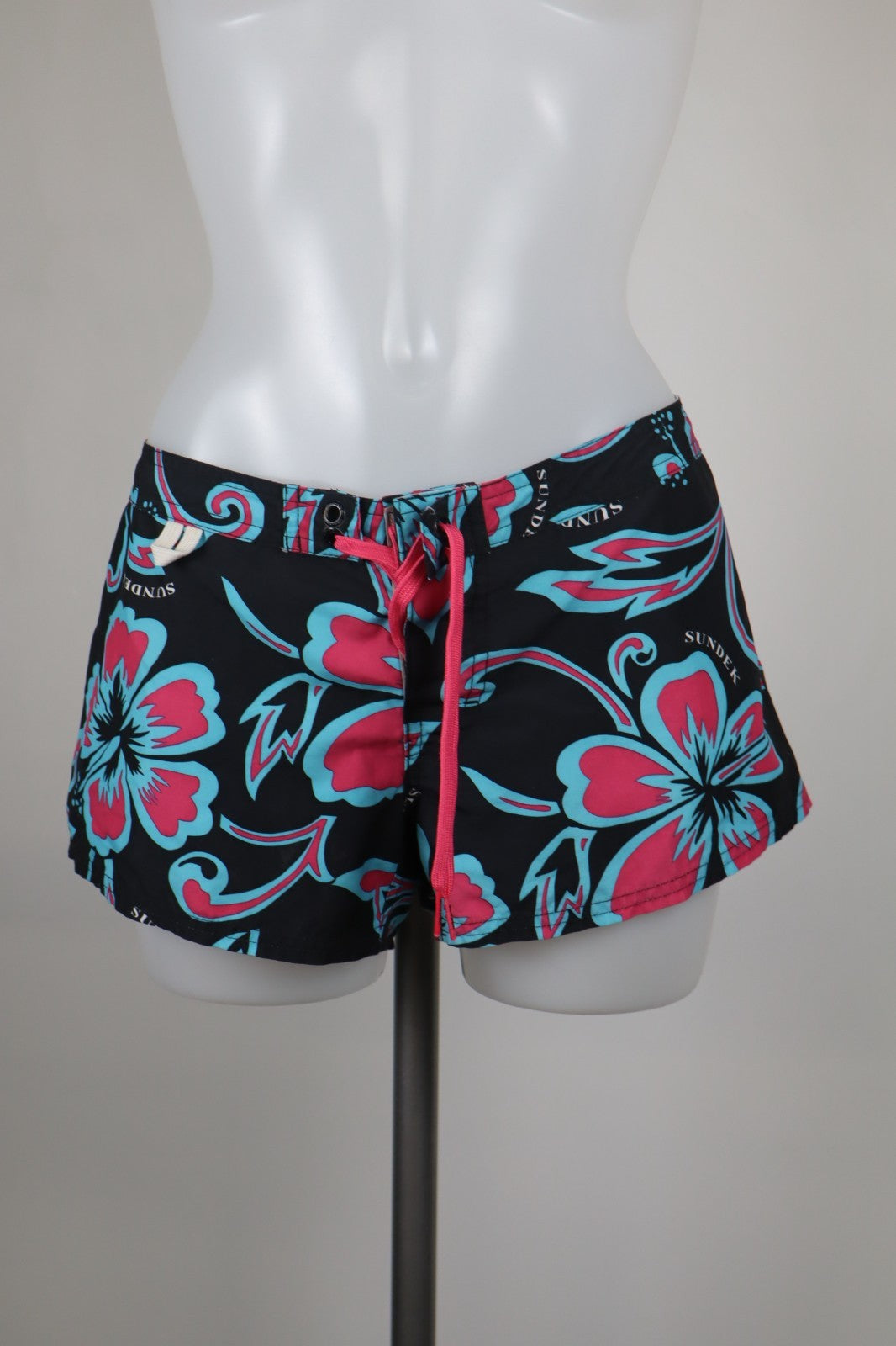 SUNDEK PANTALONCINO DONNA TG 46 WOMAN VINTAGE SHORTS CASUAL MARE COSTUME