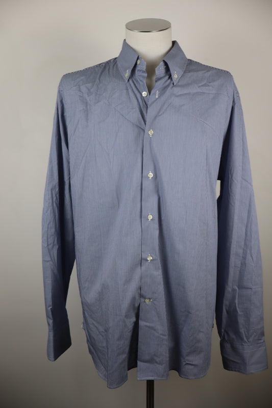 TRUSSARDI COLLECTION CAMICIA UOMO 45 18 MAN CASUAL VINTAGE SHIRT COTONE COTTON