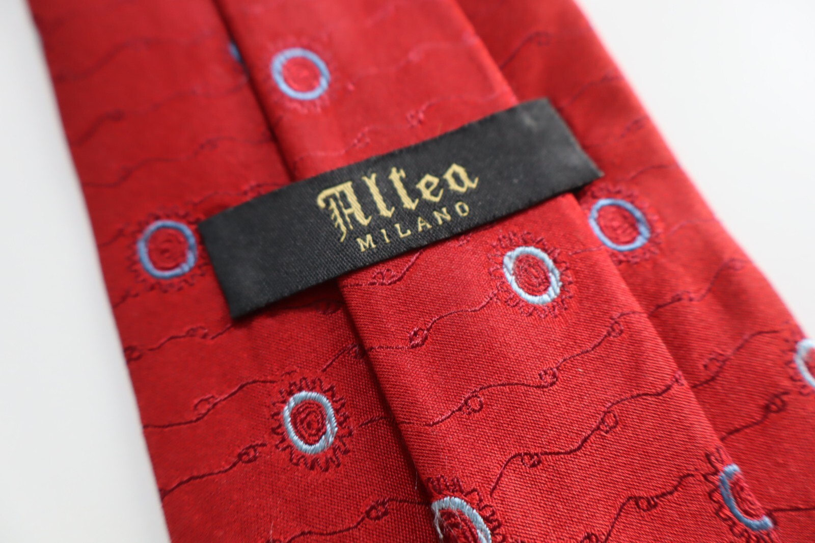 ALTEA MILANO 100% SILK TIE SETA CRAVATTA NECKTIE MADE IN ITALY CLASSIC