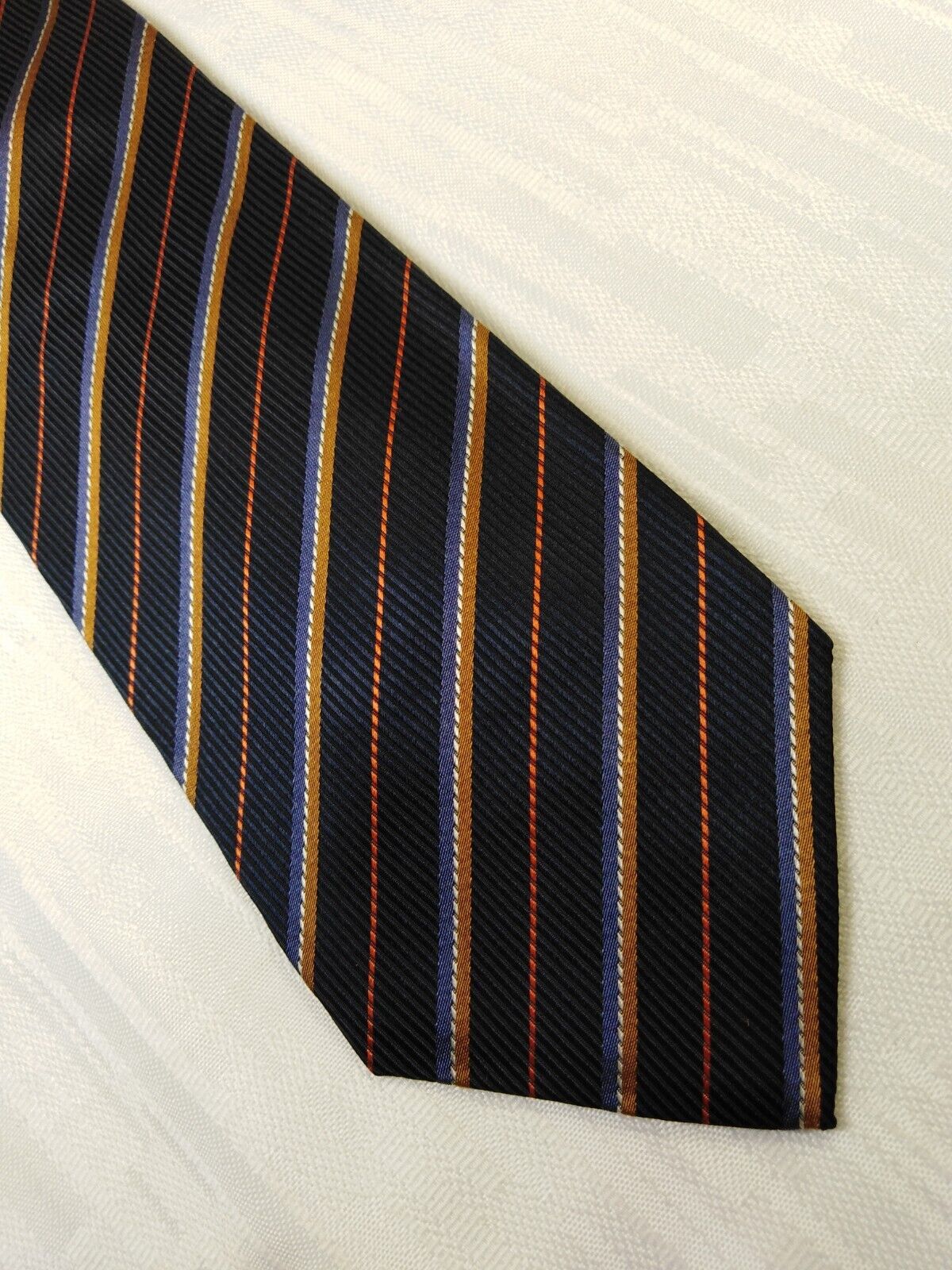 PICARDI NAPOLI 100% SETA SILK  TIE CRAVATTA NECKTIE ITALY VINTAGE SELF TIPPED