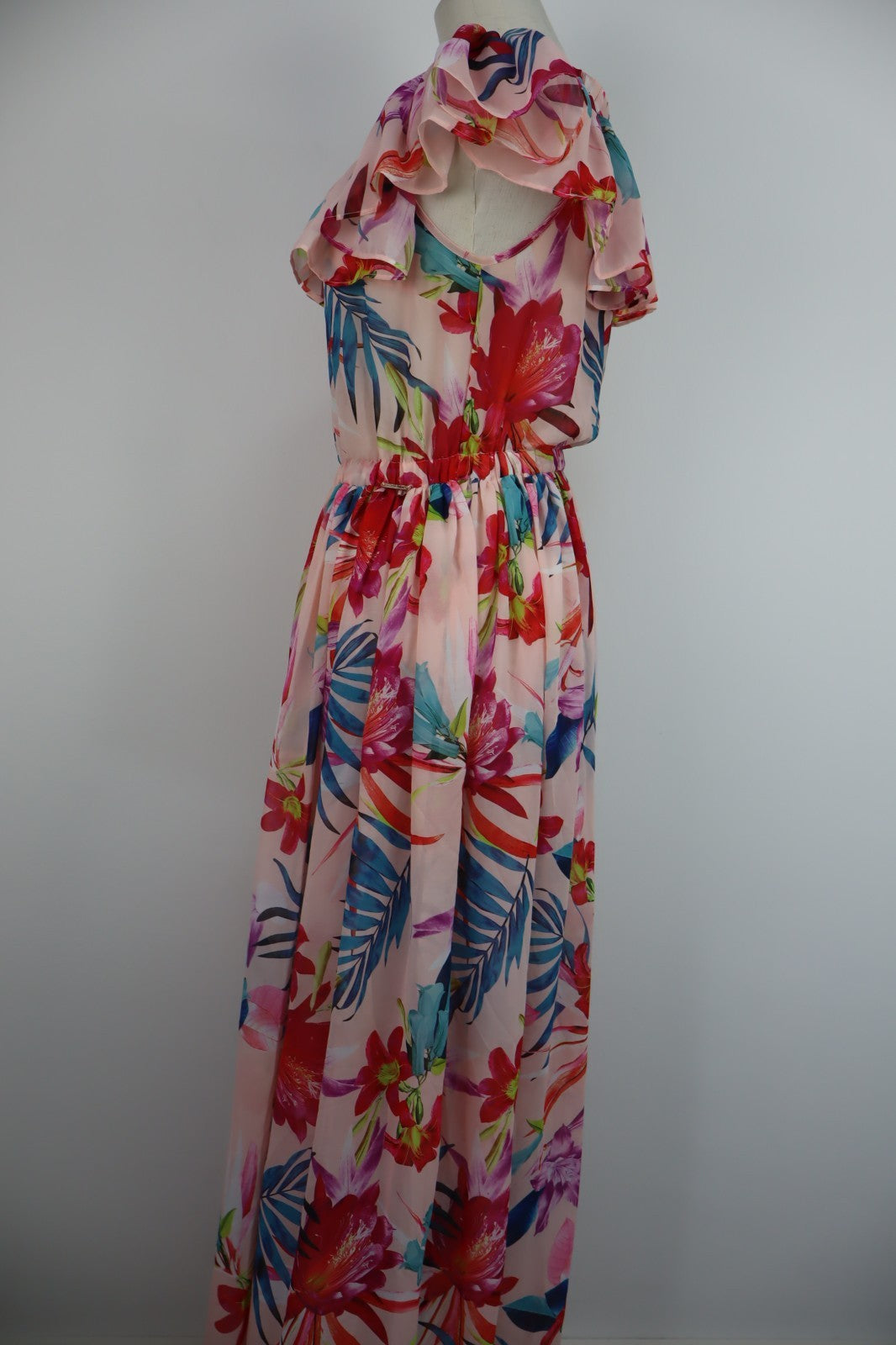 GUESS VESTITO DONNA TG. S WOMAN CASUAL VINTAGE DRESS ABITO FLOREALE