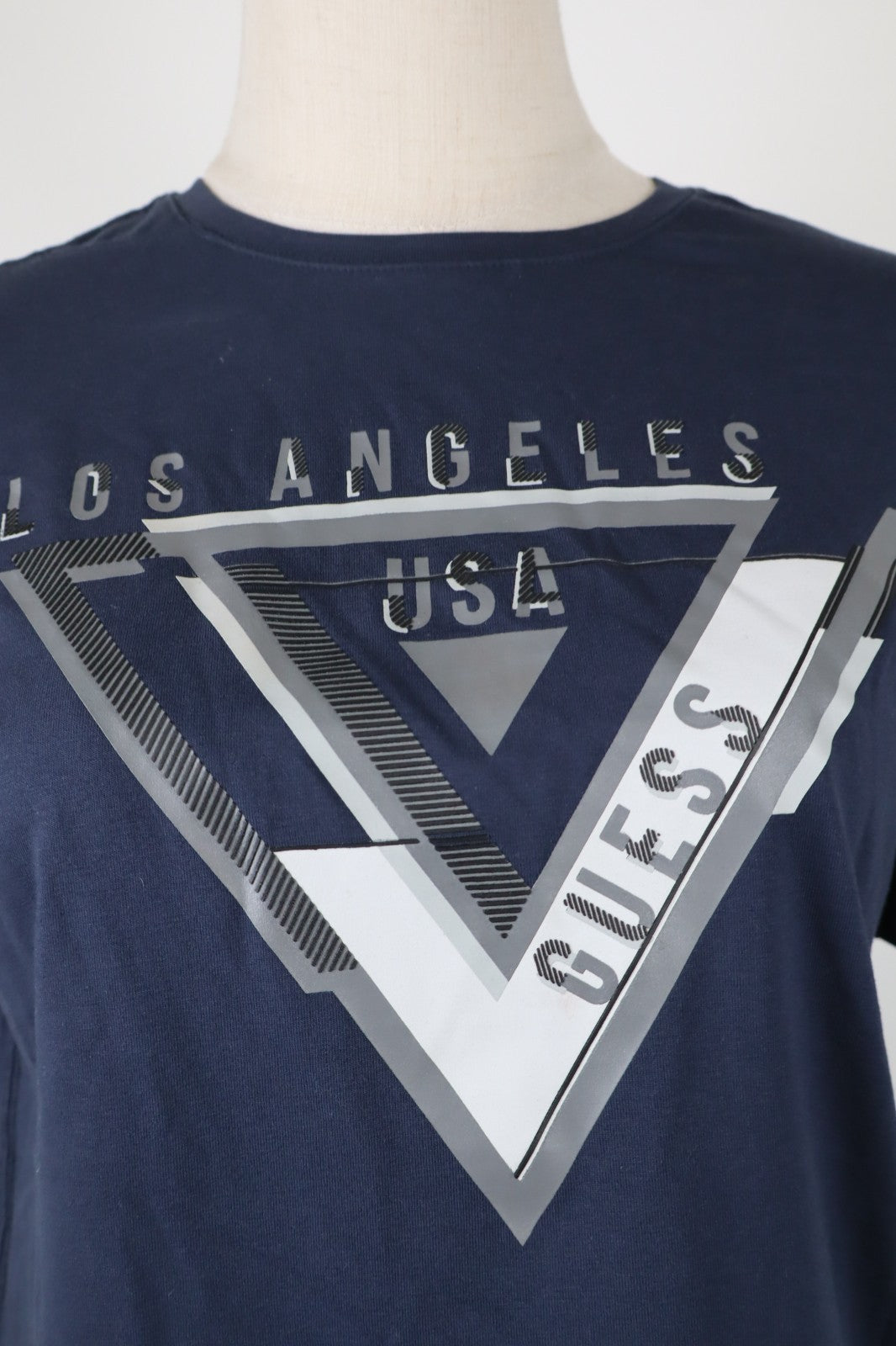GUESS LOS ANGELES MAGLIA DONNA TG. M WOMAN CASUAL VINTAGE T-SHIRT TOP COTONE