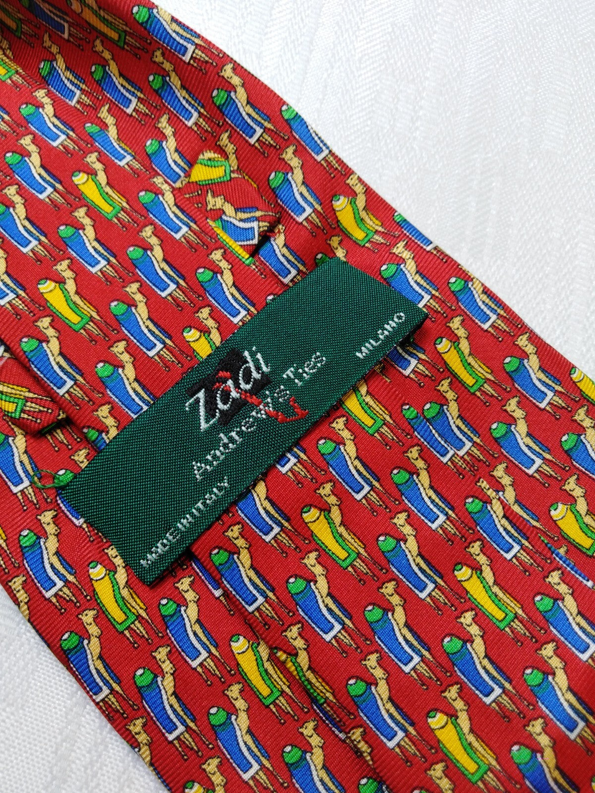 ANDREW'S TIE MILANO 100% SILK TIE SETA CRAVATTA NECKTIE MADE IN ITALY CLASSIC
