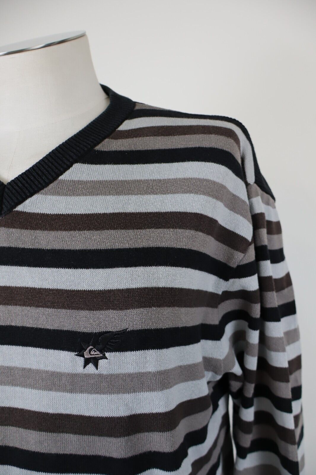 QUIKSILVER MAGLIONE VINTAGE UOMO COTONE Tg. XL MAN SWEATER CASUAL COTTON
