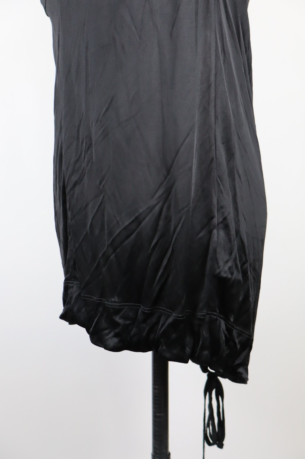 DIESEL MAGLIA CANOTTA DONNA TG. S WOMAN CASUAL VINTAGE T-SHIRT TOP NERO VISCOSA