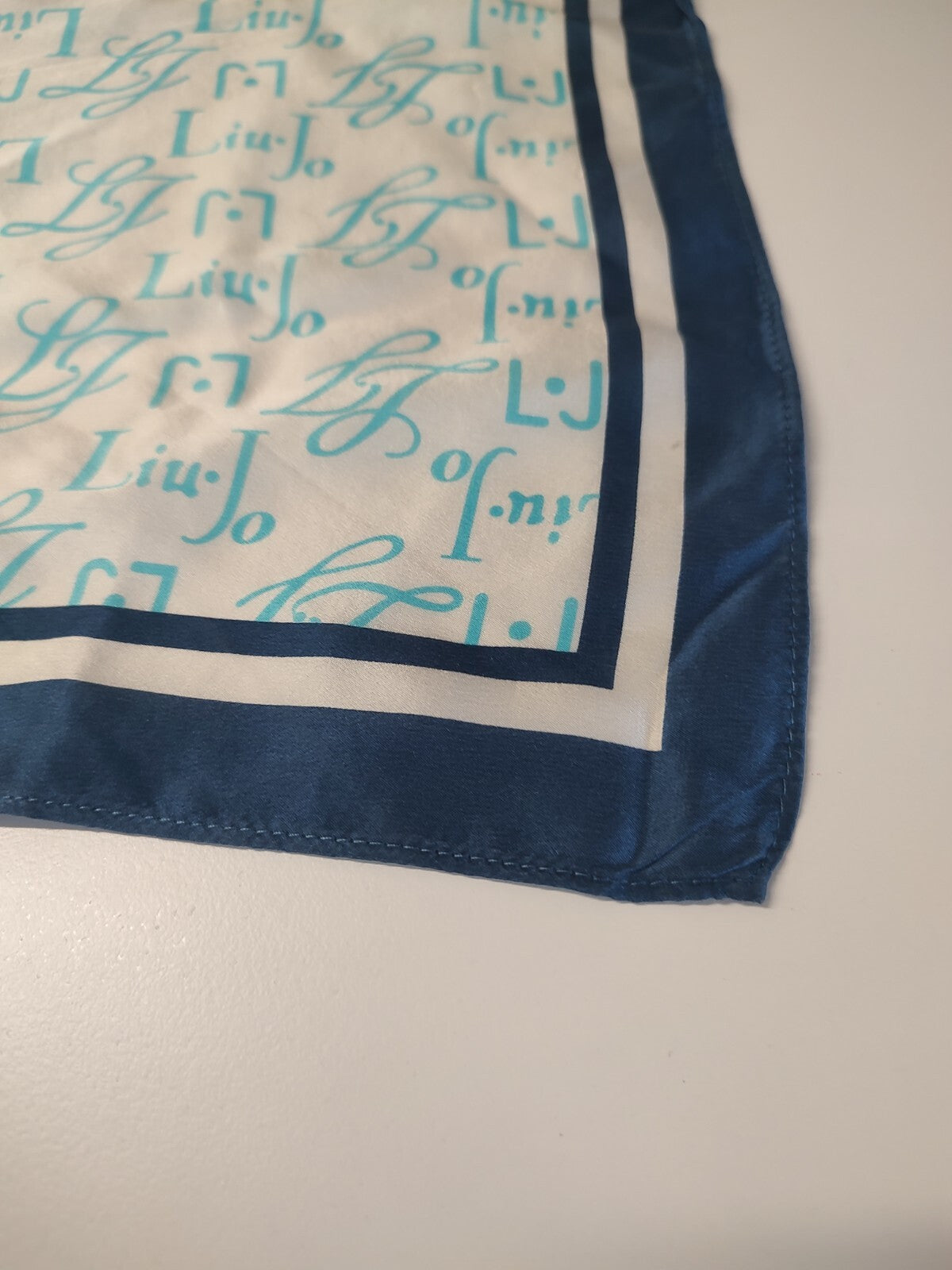 LIU JO FOULARD 100% SILK SETA SCARVES SCARF SQUARE MADE ITALY