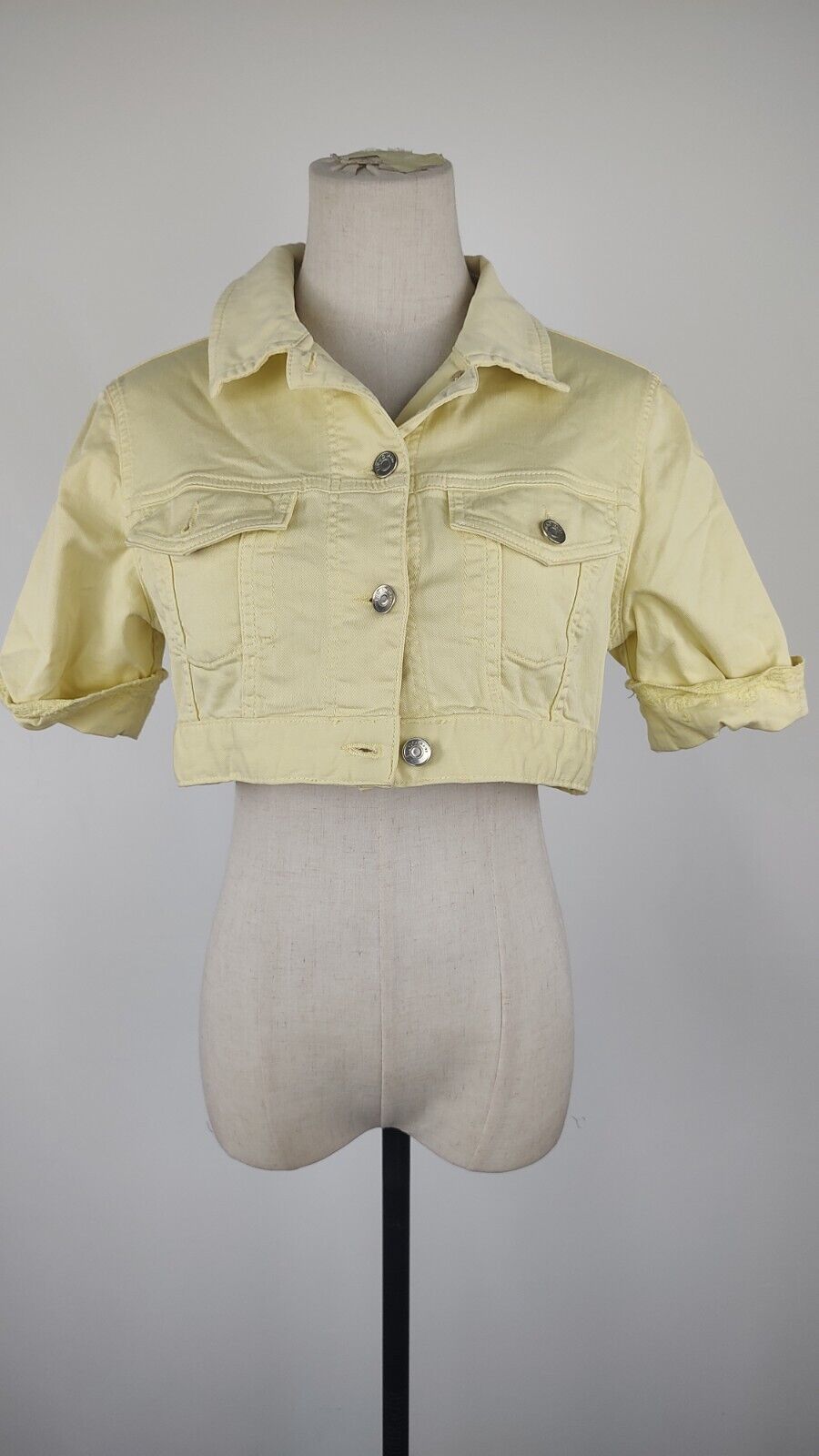 LIU JO GIACCA DONNA COTONE Tg S WOMAN CASUAL VINTAGE JACKET COTTON DENIM
