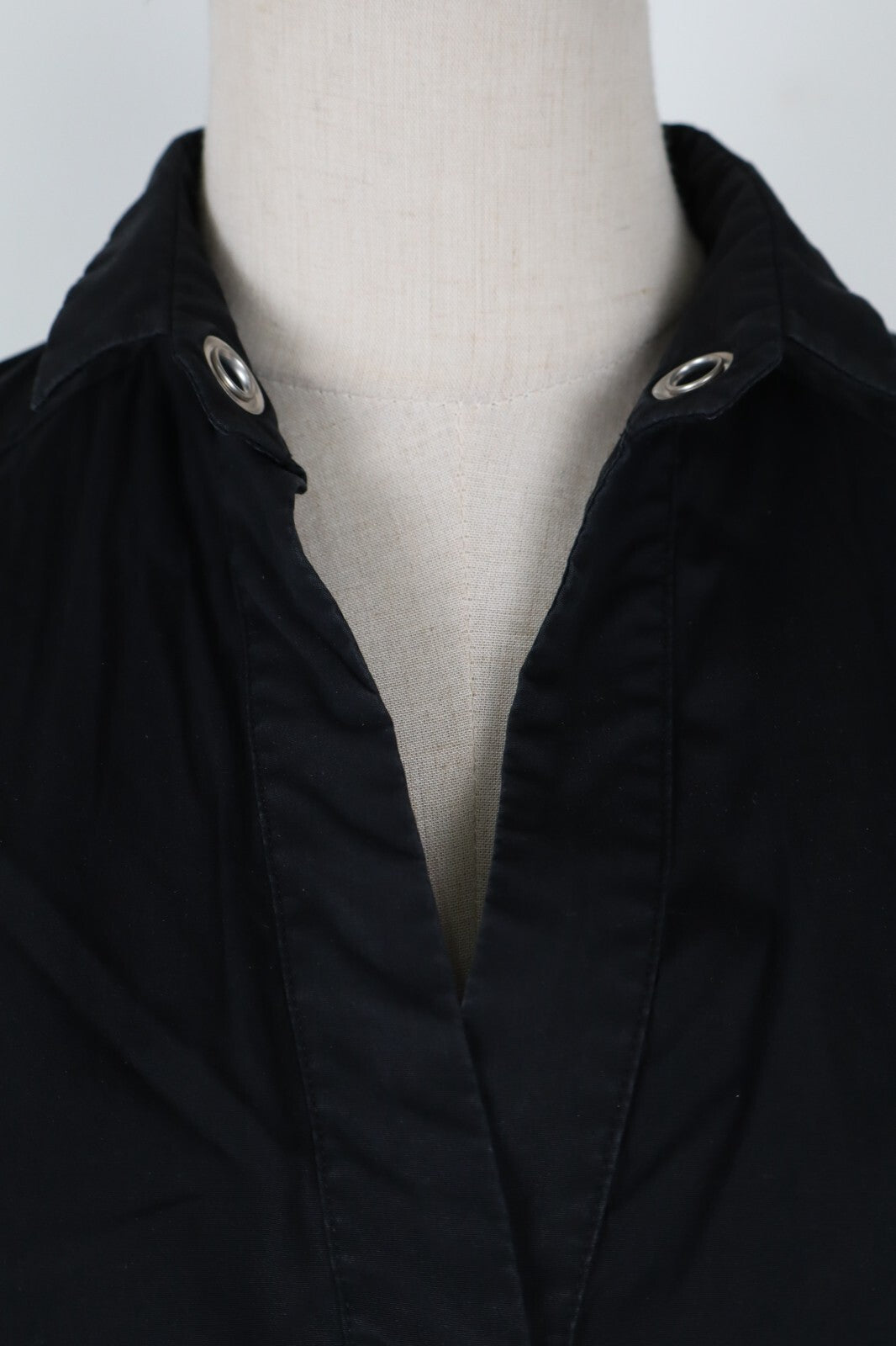 TRUSSARDI TRU CAMICIA DONNA TG. XL WOMAN SHIRT CASUAL VINTAGE NERA BLACK