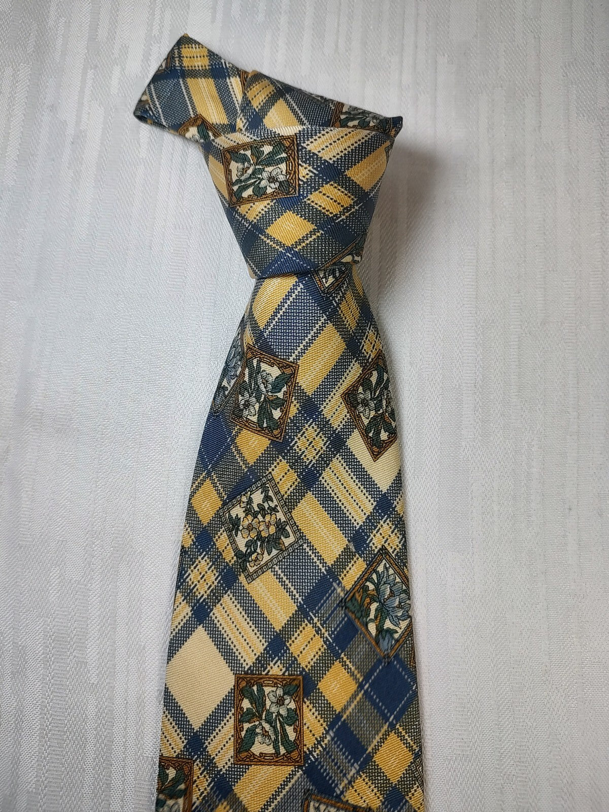 OLIVER BY VALENTINO 100% SILK TIE SETA CRAVATTA NECKTIE MADE IN ITALY CLASSIC