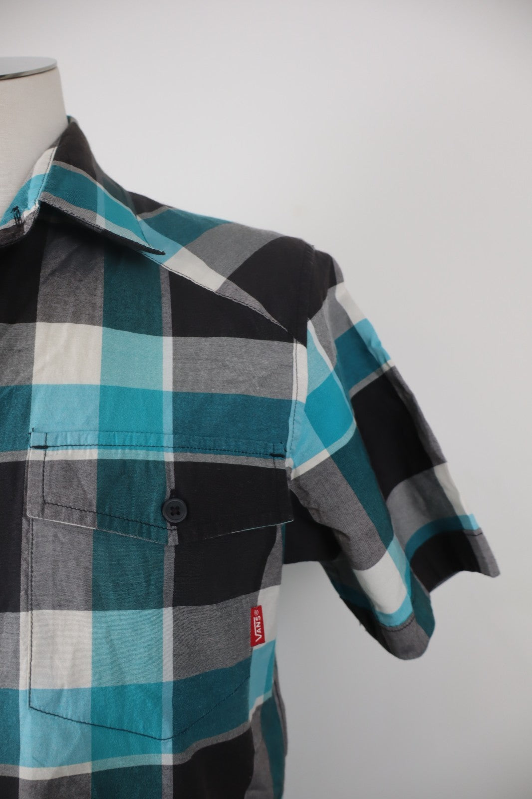 VANS OFF THE WALL CAMICIA UOMO COTONE TG. S MAN CASUAL VINTAGE SHIRT COTTON