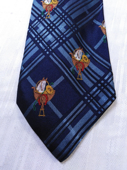 CONTE OF FLORENCE 100%  SILK TIE SETA CRAVATTA NECKTIE MADE IN ITALY