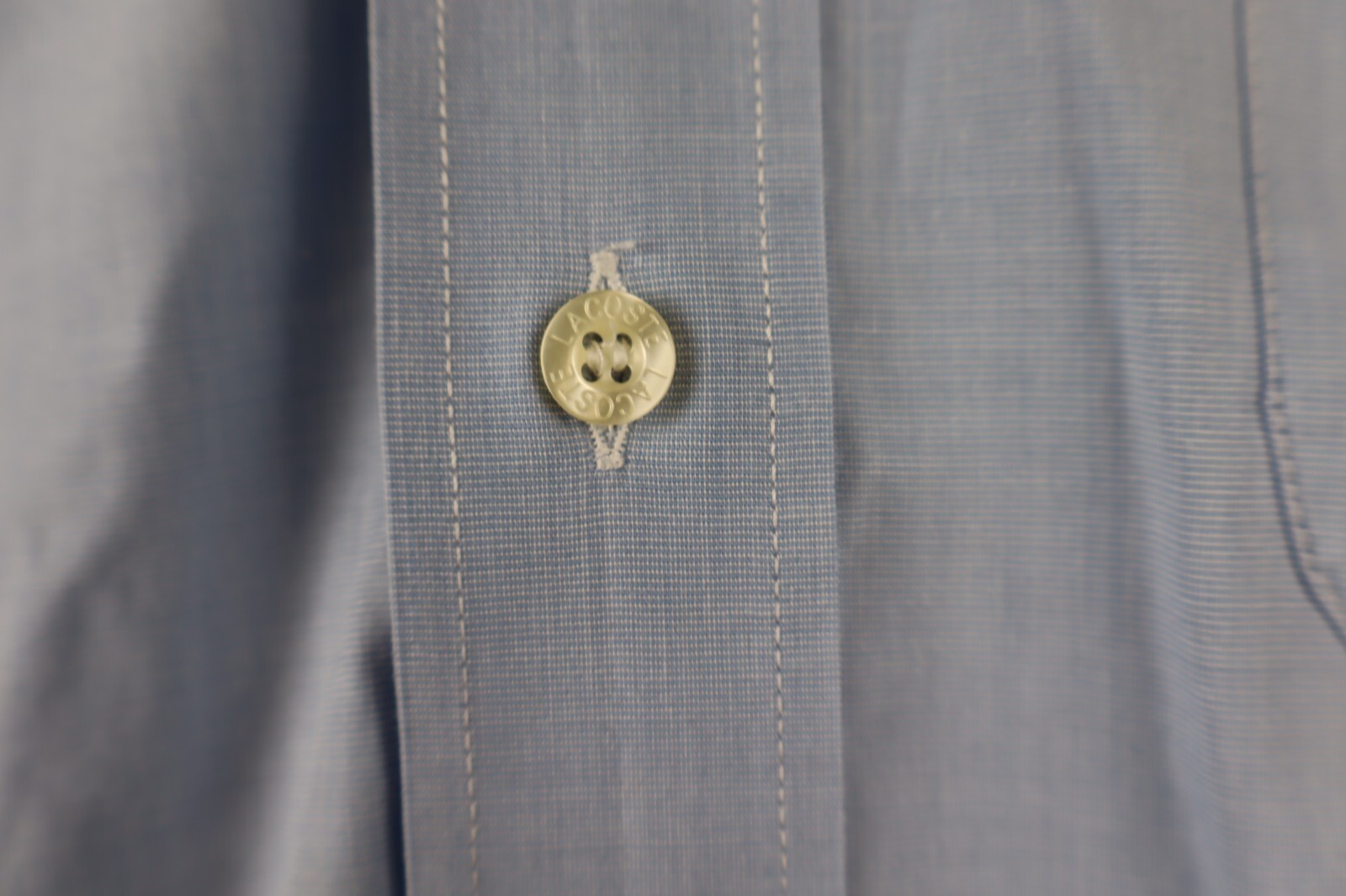 LACOSTE CAMICIA UOMO TG. 40 MAN CASUAL VINTAGE SHIRT COTONE COTTON