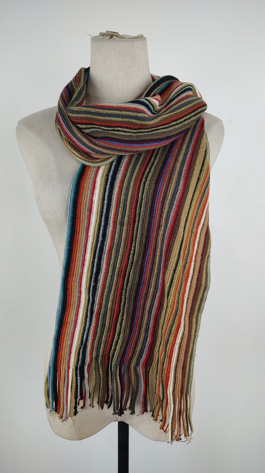 GATTINONI SCIARPA UOMO DONNA WOMAN MAN VINTAGE CASUAL SCARF ACRILICO