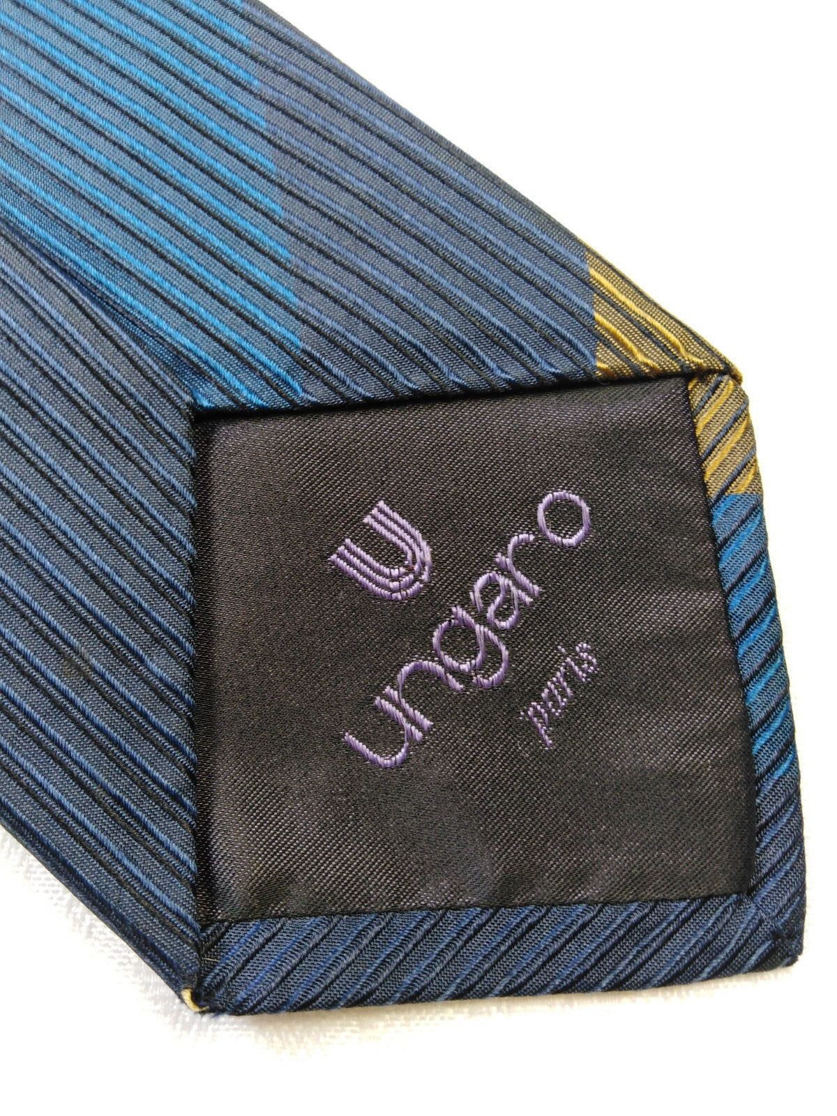 UNGARO PARIS 100% SILK TIE SETA CRAVATTA NECKTIE MADE IN ITALY