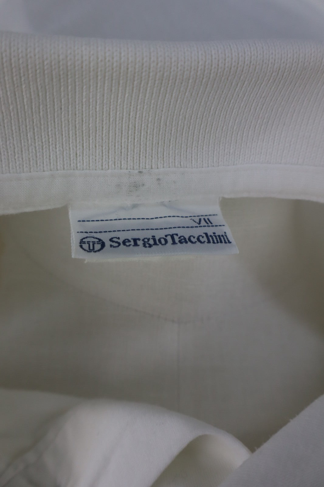 SERGIO TACCHINI MAGLIA POLO UOMO TG. VI MAN T-SHIRT CASUAL VINTAGE TENNIS