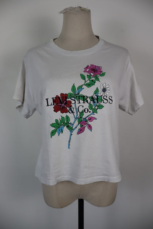 LEVI'S MAGLIA DONNA TG. XS WOMAN CASUAL VINTAGE T-SHIRT TOP COTONE