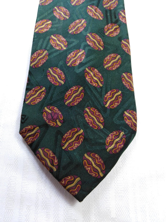 VALENTINO 100%  SILK TIE SETA CRAVATTA NECKTIE MADE IN ITALY VINTAGE