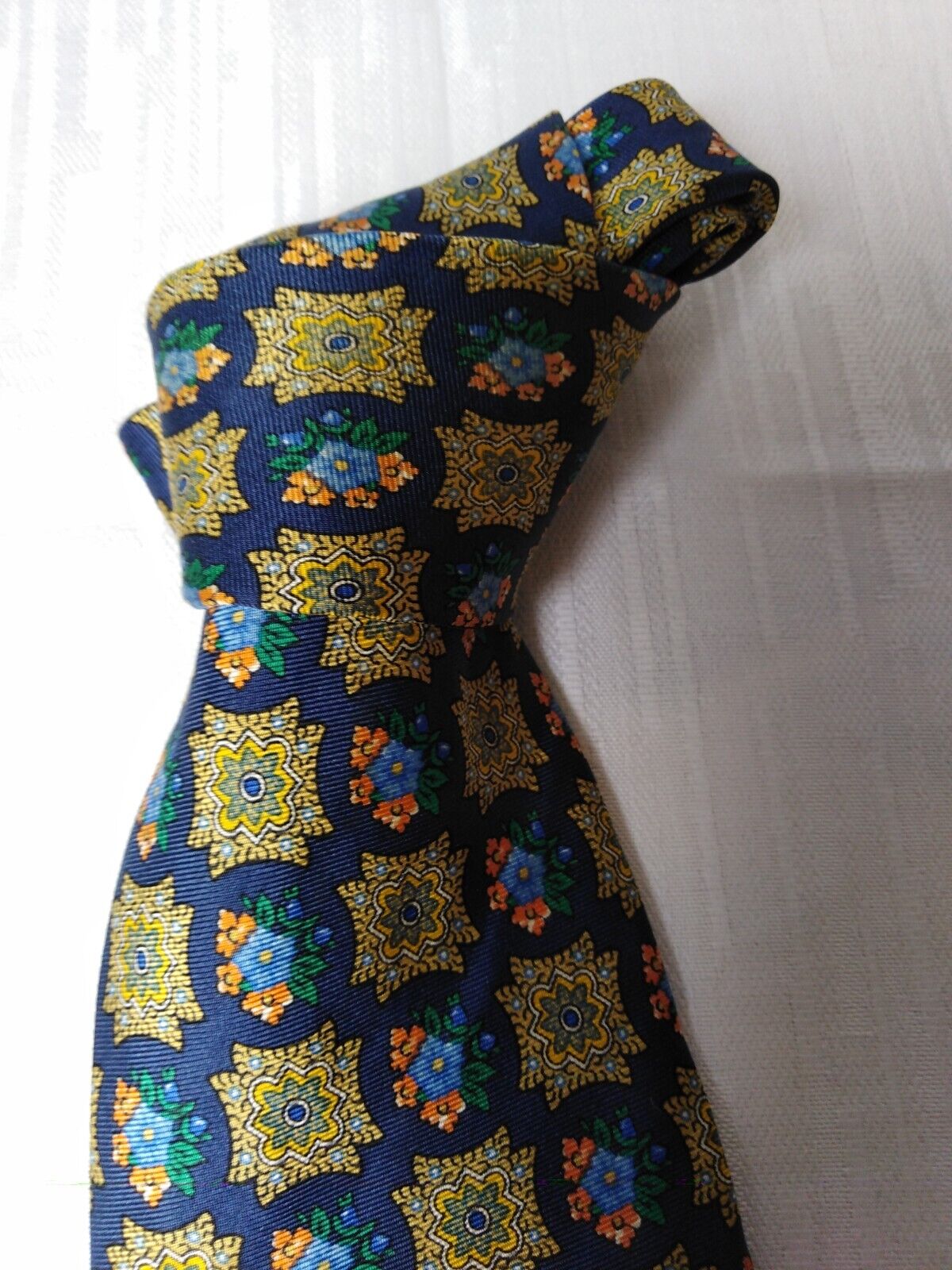 ROXY 100% SILK TIE SETA CRAVATTA NECKTIE MADE IN ITALY