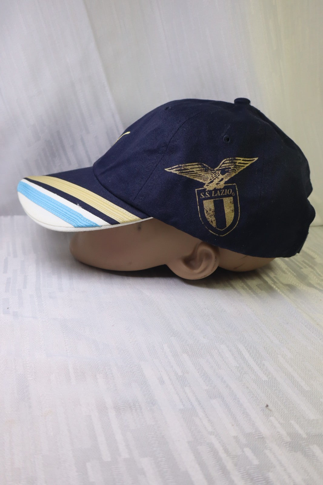 PUMA LAZIO CAPPELLO BERRETTO UOMO CALCIO SOCCER TAGLIA UNICA HAT VINTAGE SPORT