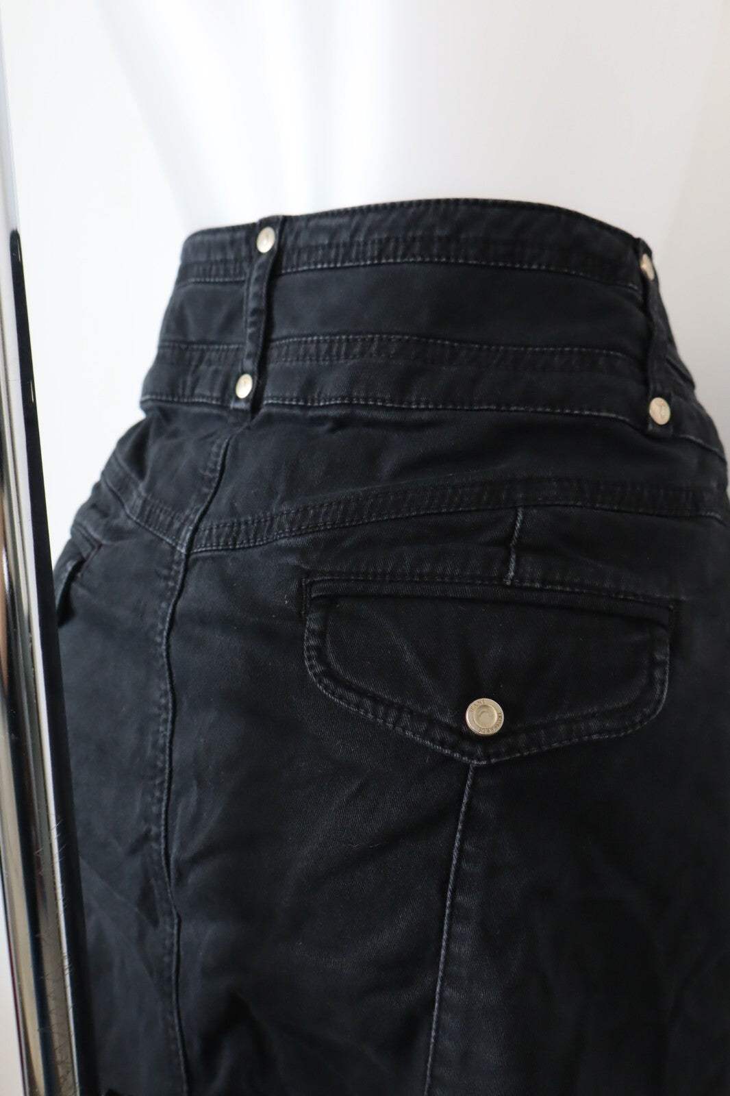 TRUSSARDI JEANS GONNA DONNA WOMAN SKIRT Tg. 44 CASUAL VINTAGE COTONE