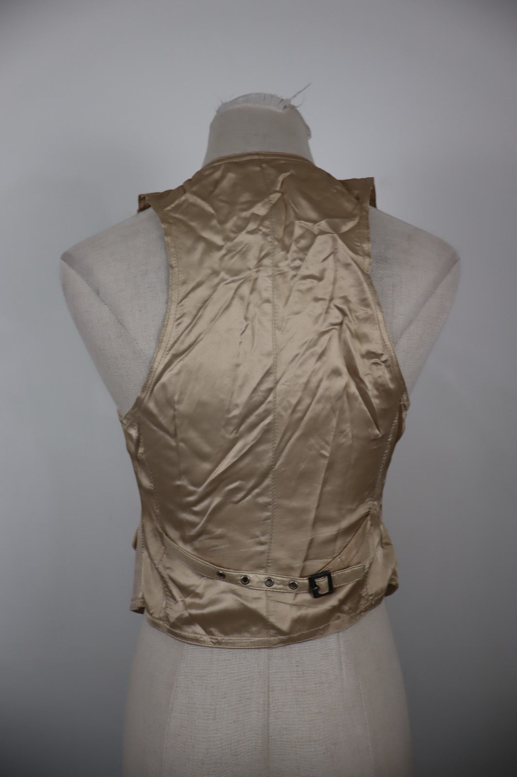 PATRIZIA PEPE SMANICATO GILET DONNA 40 WOMAN CASUAL VINTAGE JACKET SOTTOGIACCA